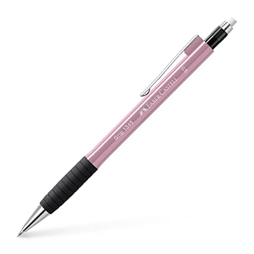 FABER-CASTELL 134527 - Druckbleistift GRIP 1345 rose shadows, Härtegrad B, Minenstärke 0.5 mm, mit integriertem Radiergummi, 1 Stück FABER-CASTELL 134527 - Druckbleistift GRIP 1345 rose shadows, Härtegrad B, Minenstärke 0.5 mm, mit integriertem Radiergummi, 1 Stück von Faber-Castell