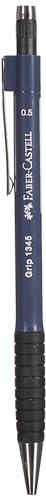 Faber-Castell 134551 - Druckbleistift GRIP 1345 navy blue, Härtegrad B, Minenstärke 0.5 mm, mit integriertem Radiergummi, 1 Stück von Faber-Castell