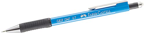 Faber-Castell 134753 - Druckbleistift Grip 1347, Stärke: 0.7 mm, hellblau von Faber-Castell