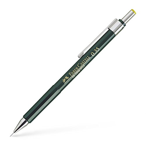 Faber-Castell 136300 - Druckbleistift TK-Fine - Grün - Radiergummi und 3 Minen 0,3 mm - HB Faber-Castell 136300 - Druckbleistift TK-Fine - Grün - Radiergummi und 3 Minen 0,3 mm - HB von Faber-Castell