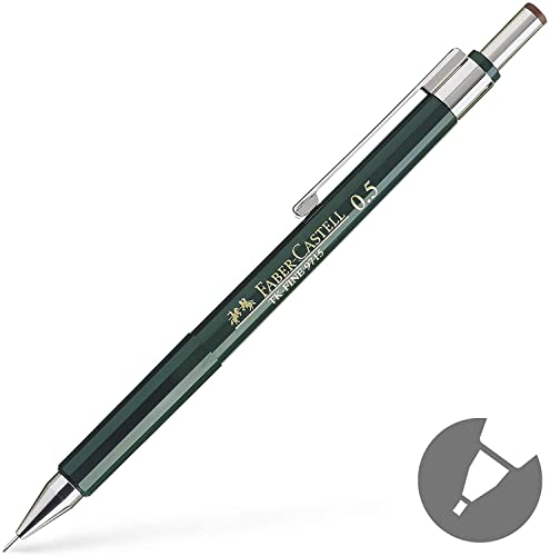 FABER-CASTELL 136500 - Druckbleistift TK-FINE 9715, Minenstärke: 0,5 mm, Härtegrad HB, Schaftfarbe: grün, 1 Stück FABER-CASTELL 136500 - Druckbleistift TK-FINE 9715, Minenstärke: 0,5 mm, Härtegrad HB, Schaftfarbe: grün, 1 Stück von Faber-Castell