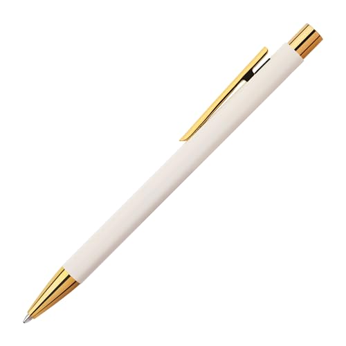 Faber-Castell 141445 - Kugelschreiber Neo Slim, Minenstärke B, gold marshmallow von Faber-Castell