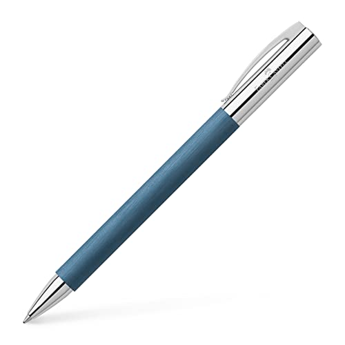 Faber-Castell 147145 - Kugelschreiber Ambition Edelharz, blau, dokumentenechte 0.5 mm Mine von Faber-Castell