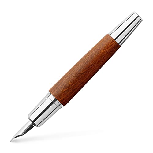 Faber-Castell 148202 - Füllfederhalter e-motion Holz / Chrom, Feder: EF, inklusive Geschenkverpackung, Schaftfarbe: braun / silber Faber-Castell 148202 - Füllfederhalter e-motion Holz / Chrom, Feder: EF, inklusive Geschenkverpackung, Schaftfarbe: braun / silber von Faber-Castell