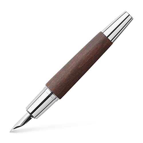 Faber-Castell 148212 - Füllfederhalter e-motion Holz / Chrom, Feder: EF, inklusive Geschenkverpackung, Schaftfarbe: dunkelbraun / silber Faber-Castell 148212 - Füllfederhalter e-motion Holz / Chrom, Feder: EF, inklusive Geschenkverpackung, Schaftfarbe: dunkelbraun / silber von Faber-Castell