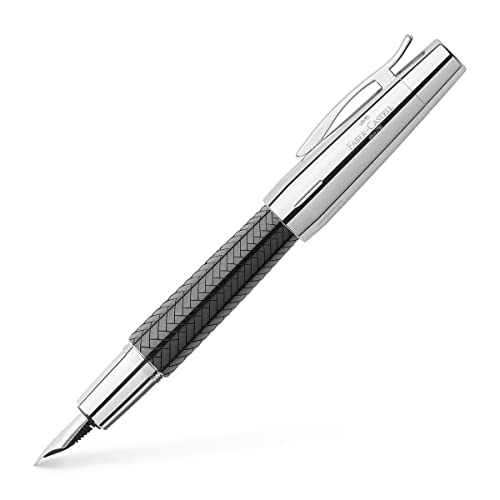Faber-Castell 148240 - Füllfederhalter e-motion Edelharz Parkett,Feder: M, inklusive Geschenkverpackung, Schaftfarbe: schwarz/silber Faber-Castell 148240 - Füllfederhalter e-motion Edelharz Parkett,Feder: M, inklusive Geschenkverpackung, Schaftfarbe: schwarz/silber von Faber-Castell