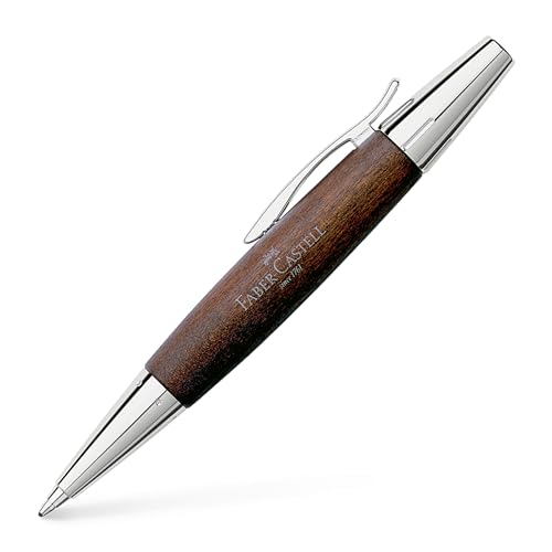 Faber-Castell 148381 - Drehkugelschreiber e-motion Birnbaum, dunkelbraun, Kugelschreiber Mine B, Schreibfarbe schwarz Faber-Castell 148381 - Drehkugelschreiber e-motion Birnbaum, dunkelbraun, Kugelschreiber Mine B, Schreibfarbe schwarz von Faber-Castell