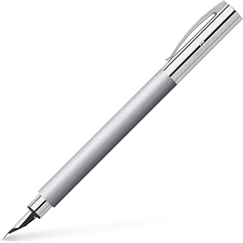 Faber-Castell 148390 - Füllfederhalter AMBITION Edelstahl, Federbreite M, mit hochwertiger Geschenkverpackung Faber-Castell 148390 - Füllfederhalter AMBITION Edelstahl, Federbreite M, mit hochwertiger Geschenkverpackung von Faber-Castell