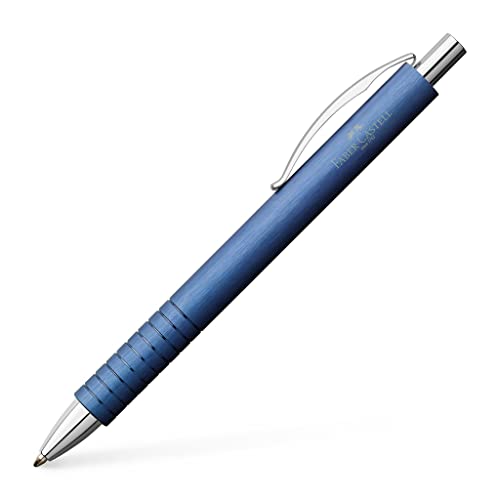 Faber-Castell 148426 - Kugelschreiber Essentio, Aluminium Blau, 1 Stück von Faber-Castell