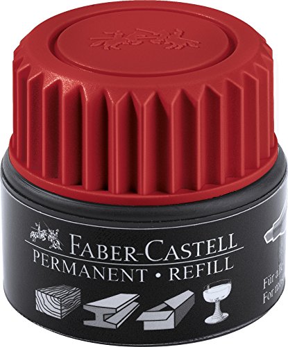 Faber-Castell 150521 - Refill für GRIP Marker permanent, rot von Faber-Castell