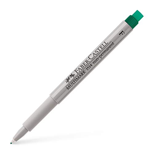 FABER-CASTELL 151463 - Marker Multimark F, non-permanent, grün, 1 Stück FABER-CASTELL 151463 - Marker Multimark F, non-permanent, grün, 1 Stück von Faber-Castell