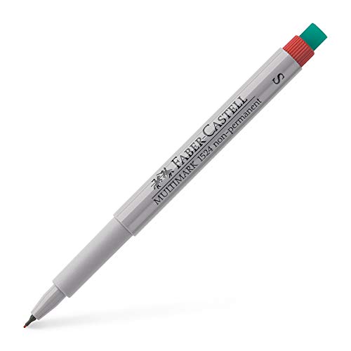 Faber-Castell 152421 - Marker Multimark S, non-permanent, rot, 1 Stück von Faber-Castell