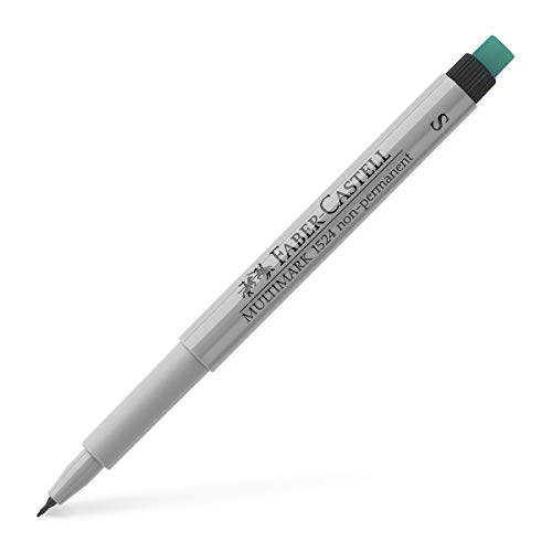 Faber-Castell 152499 - Marker Multimark 1524 Snon-permanent schwarz von Faber-Castell