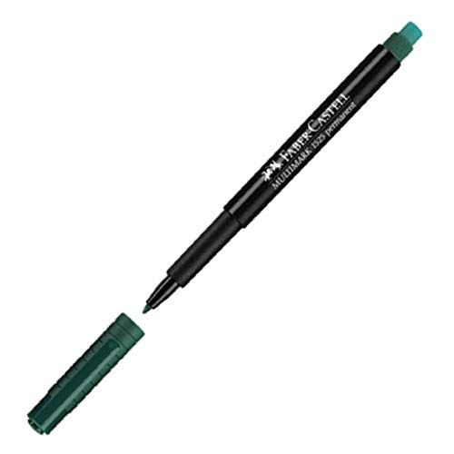 Faber-Castell 152563 - Marker Multimark M, permanent, grün von Faber-Castell