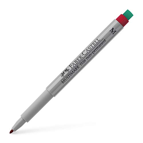 Faber-Castell 152621 - Marker Multimark M, non-permanent, rot, 1 Stück von Faber-Castell