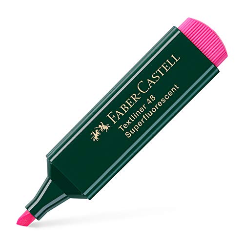 FABER-CASTELL 154828 - Textmarker Textliner 48, nachfüllbar, rosa, 1 Stück FABER-CASTELL 154828 - Textmarker Textliner 48, nachfüllbar, rosa, 1 Stück von Faber-Castell