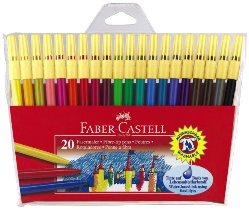 Faber-Castell 155120 - Fasermaler 45F, 20er Etui Faber-Castell 155120 - Fasermaler 45F, 20er Etui von Faber-Castell