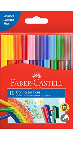 Faber-Castell 155510 - Filzstift Connector Pen, 10er Kartonetui, 1 Stück von Faber-Castell