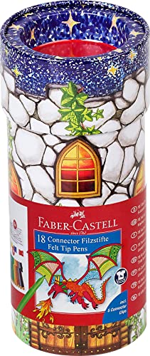 Faber-Castell 155518 - Filzstift Connector, 18er Metallbox "Schloss" Faber-Castell 155518 - Filzstift Connector, 18er Metallbox "Schloss" von Faber-Castell