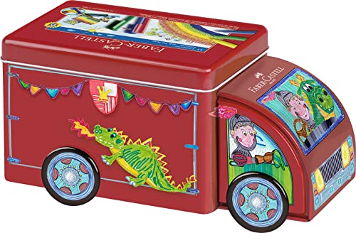 FABER-CASTELL 155533 - Filzstifte Connector Pen Truck mit 33 Stiften von Faber-Castell