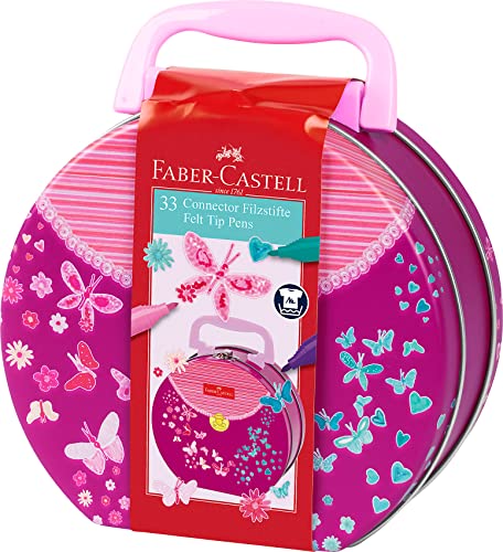 FABER-CASTELL 155537 - Filzstifte Connector, Handtasche mit 33 Stiften FABER-CASTELL 155537 - Filzstifte Connector, Handtasche mit 33 Stiften von Faber-Castell