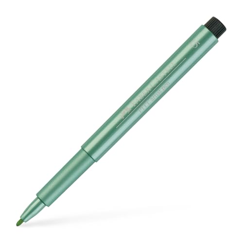 FABER-CASTELL 167394 - Tuschestift Pitt artist pen, Stärke 1.5 mm, grün metallic FABER-CASTELL 167394 - Tuschestift Pitt artist pen, Stärke 1.5 mm, grün metallic von Faber-Castell