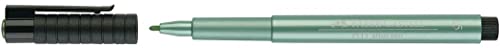 Faber-Castell 167394 - Tuschestift Pitt artist pen, Stärke 1.5 mm, grün metallic von Faber-Castell
