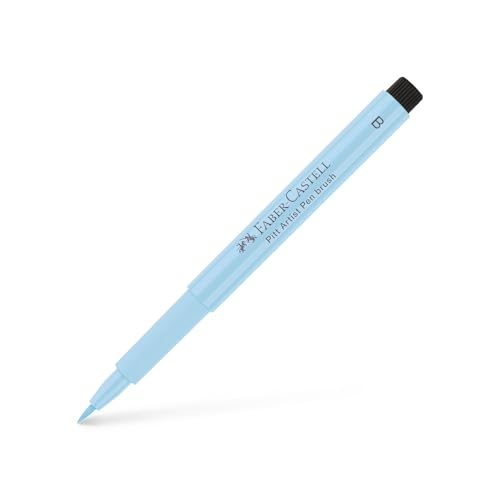 Faber-Castell 167448 - Tuschestift Pitt artist pen brush, Strichstärke B, Farbe 148, eisblau von Faber-Castell