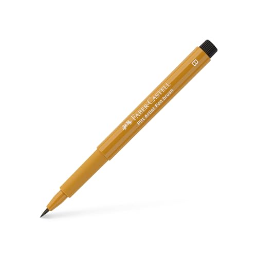 FABER-CASTELL 167468 - Tuschestift Pitt artist pen brush, Strichstärke B, Farbe 268, grüngold FABER-CASTELL 167468 - Tuschestift Pitt artist pen brush, Strichstärke B, Farbe 268, grüngold von Faber-Castell