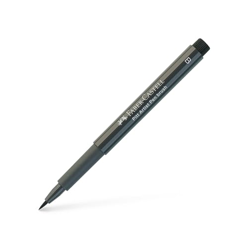 FABER-CASTELL 167474 - Tuschestift Pitt artist pen brush, Strichstärke B, Farbe 274, warmgrau V von Faber-Castell