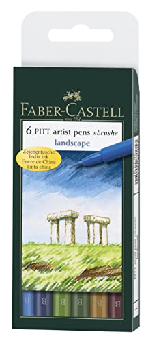 Faber-Castell 167492 - Tuschestift Pitt artist pen brush, Strichstärke B, Farbe 192, indischrot von Faber-Castell