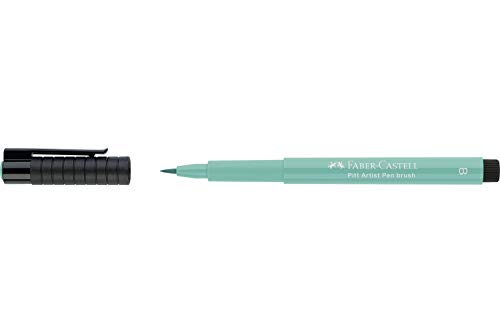 FABER-CASTELL 167561 - Tuschestift Pitt artist pen brush, Strichstärke B, Farbe 161, phtalogrün FABER-CASTELL 167561 - Tuschestift Pitt artist pen brush, Strichstärke B, Farbe 161, phtalogrün von Faber-Castell