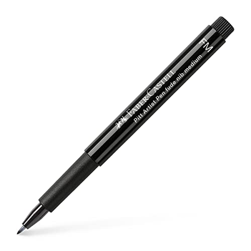 Faber-Castell 167894 - Tuschestift Pitt Artist Pen, fude medium FM, Strichbreite 1.5 mm, Farbe 199, schwarz, 1 Stück Faber-Castell 167894 - Tuschestift Pitt Artist Pen, fude medium FM, Strichbreite 1.5 mm, Farbe 199, schwarz, 1 Stück von Faber-Castell