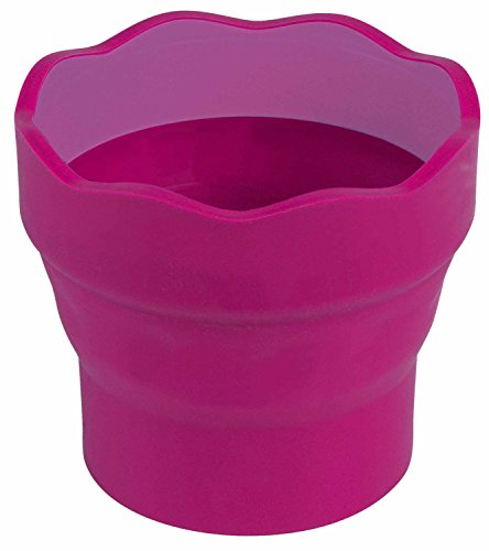 Faber-Castell 181510 - Kunststoff Wasserbecher CLIC & GO, faltbar, rot Faber-Castell 181510 - Kunststoff Wasserbecher CLIC & GO, faltbar, rot von Faber-Castell