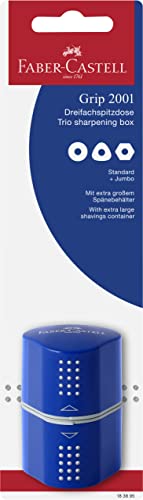 Faber Castell 183895 Anspitzer Dreifachspitzdose, brombeer/blau Faber Castell 183895 Anspitzer Dreifachspitzdose, brombeer/blau von Faber-Castell