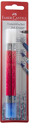 FABER-CASTELL 185559 - Tintenlöscher, Korrekturspitze F, 2 Stücke (sortiert) von Faber-Castell