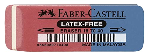 Faber-Castell 187040 - Radierer Latex-free, Tinte/Blei, 7070-40 von Faber-Castell
