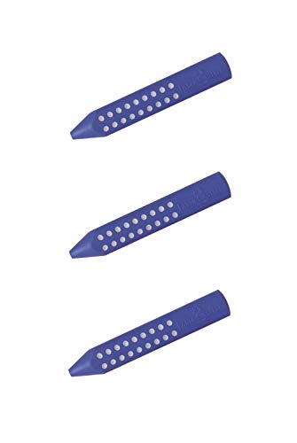 Faber-Castell 187101 - Dreieckradierer Grip 2001 (3X Blau) von UPTOHIGH