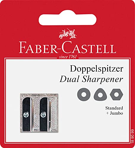FABER-CASTELL 189099 - Metalldoppelspitzer 50-34, 1 Stück von FABER-CASTELL