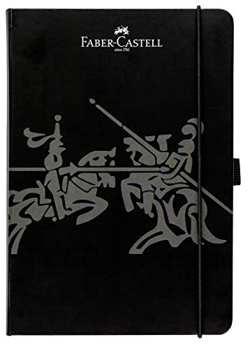 Faber-Castell 20502 - Notizbuch, 145 x 210 mm, FSC-Mix, kariert, Schwarz, 1 Stück von Faber-Castell