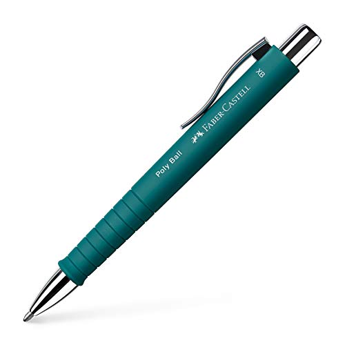 FABER-CASTELL 241167 - Kugelschreiber Poly Ball XB, emerald grün, 1 Stück, mit auswechselbarer Mine, dokumentenecht FABER-CASTELL 241167 - Kugelschreiber Poly Ball XB, emerald grün, 1 Stück, mit auswechselbarer Mine, dokumentenecht von Faber-Castell