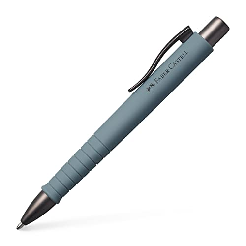 Faber-Castell 241188 - Kugelschreiber Poly Ball, urban stone grey, 1 Stück, mit auswechselbarer Mine, dokumentenecht von Faber-Castell