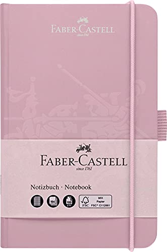 Faber-Castell 27828 - Notizbuch DIN A6, 90 x 140 mm, Papierqualität 100g/qm - FSC-Mix, rose shadows, 1 Stück von Faber-Castell