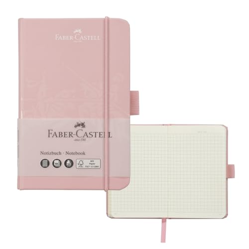 Faber-Castell 27828 - Notizbuch DIN A6, 90 x 140 mm, Papierqualität 100g/qm - FSC-Mix, rose shadows, 1 Stück von Faber-Castell