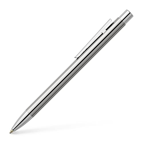 FABER-CASTELL 342020 - Kugelschreiber Neo Slim Edelstahl, Minenstärke M, silber glänzend FABER-CASTELL 342020 - Kugelschreiber Neo Slim Edelstahl, Minenstärke M, silber glänzend von Faber-Castell