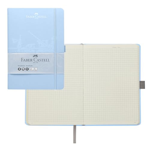 Faber-Castell 44358 - Notizbuch himmelblau, 145 x 210 mm, 100 g/m², 194 Seiten FSC-Mix Papier von Faber-Castell