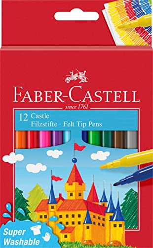 FABER-CASTELL 554201 - Filzstift Castle, 12er Kartonetui FABER-CASTELL 554201 - Filzstift Castle, 12er Kartonetui von Faber-Castell