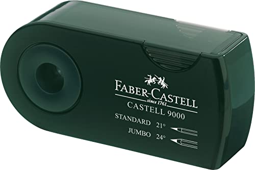 FABER-CASTELL 582800 - Doppelspitzdose 9000, grün von FABER-CASTELL