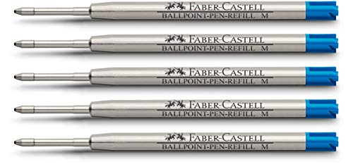 Faber-Castell 5x Kugelschreiber Refill Medium Blau Faber-Castell 5x Kugelschreiber Refill Medium Blau von Faber-Castell