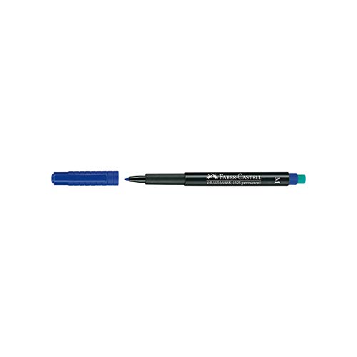 Faber-Castell Acetatstift M-Spitze, blau, permanent writing, mit Acetat-Radiergummi, für CDs, Glas und glatte Oberflächen Faber-Castell Acetatstift M-Spitze, blau, permanent writing, mit Acetat-Radiergummi, für CDs, Glas und glatte Oberflächen von Faber-Castell